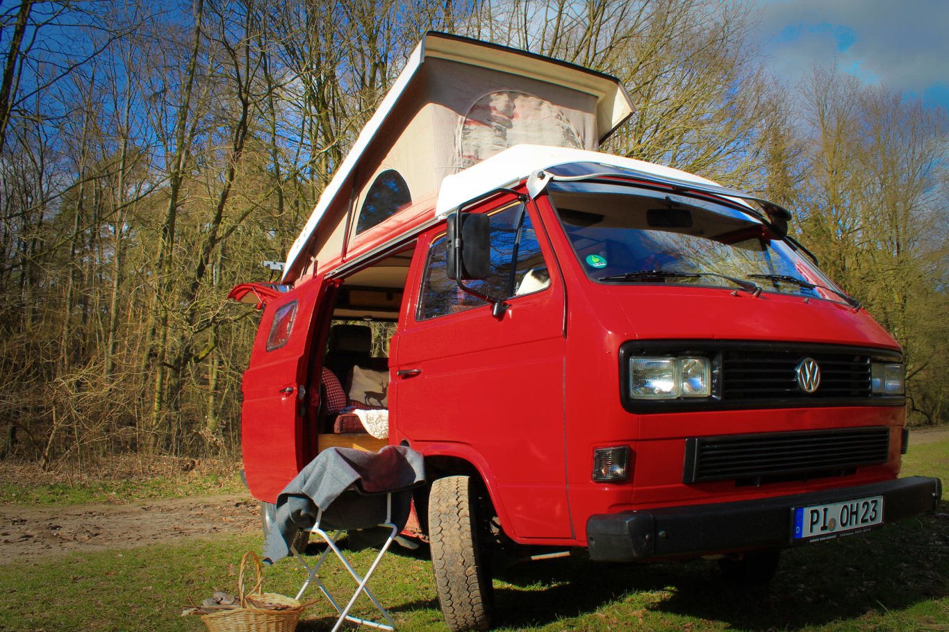 VW Bus T3 „Klaas“ › Hansen Retro Camper - Old Honk